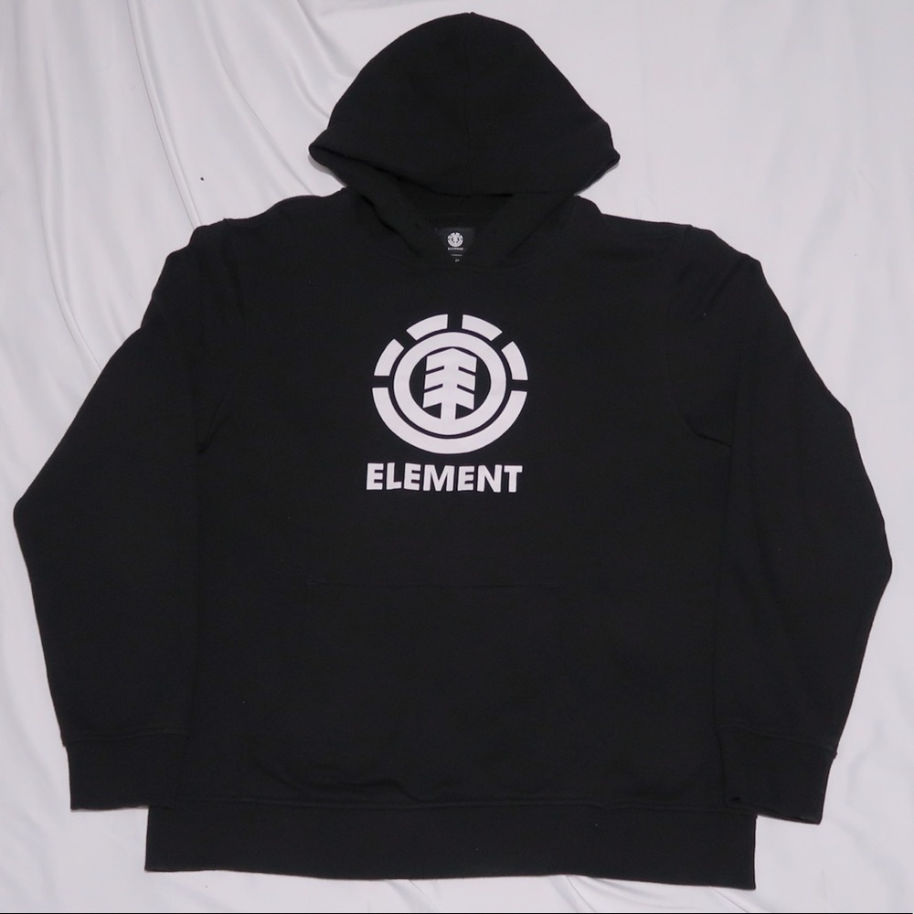 Element White Center Logo Hoodie